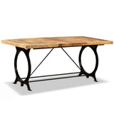 Dining Table Solid Rough Mango Wood 180 cm 244801