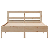 Bed Frame without Mattress 140x190 cm Solid Wood Pine 3306159