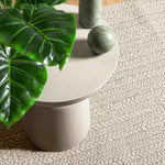 ZNTS Rug ZIZUR Cream 80x150 cm Jute Look Indoor and Outdoor 4010359