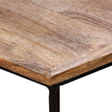 Coffee Table Solid Mango Wood 56x48x40 cm 243976