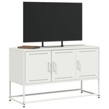 TV Cabinet White 100.5x39x60.5 cm Steel 846481