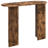 Console Table Smoked Oak 100 x 39.5 x 75 cm Engineered Wood 8001154