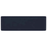 Luxury Wash Basin Matt Dark Blue 41x30x12 cm Ceramic 147045