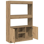 Highboard Artisian Oak 92x33x140 cm Engineered Wood 3309617