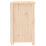 ZNTS Bedside Cabinet 50x35x61.5 cm Solid Wood Pine 813679