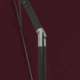 Beach Parasol Bordeaux Red 180x120 cm 314723