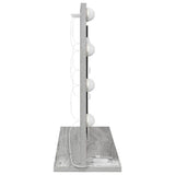 Vanity Mirror Rectangular Grey Sonoma 60 x 45 x 18 cm 868314