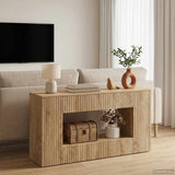 Console Table Sonoma Oak 101 x 29 x 74 cm Engineered Wood 899879