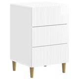 Bedside Cabinet with Drawer High Gloss White 43 x 41 x 66.5 cm 894559