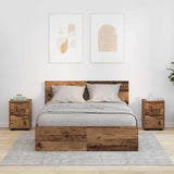 Bedside Tables 2 pcs Old Wood 30.5 x 30 x 43 cm Engineered Wood 888814