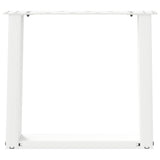 Coffee Table Legs U-Shaped 2 pcs White 50x cm Steel 4012765