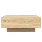 ZNTS Coffee Table Sonoma Oak 80x80x31 cm Engineered Wood 836583