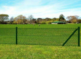 Chain Link Fence with Posts Spike Steel 0,8x25 m 140753