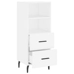 ZNTS Sideboard White 34.5x34x90 cm Engineered Wood 828684
