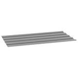 Roof Panels 12 pcs Rusty 80x44 cm Corten Steel 151972