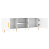 TV Cabinet White 150x30x50 cm Engineered Wood 829084
