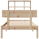 Bookcase Bed without Mattress 90x200 cm Solid Wood Pine 3321802