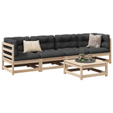 5 Piece Garden Sofa Set Solid Wood Pine 3299279