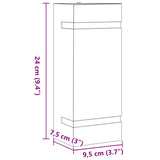Outdoor Wall Lights 2pcs Black Stainless Steel 4006337