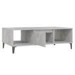 ZNTS Coffee Table Concrete Grey 103.5x60x35 cm Engineered Wood 806026