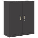 Storage Cabinet Black 90 x 40 x 105 cm Steel 891646