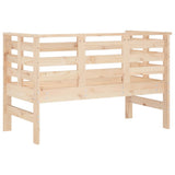 Garden Bench Natural Wood Solid pine wood Standard Durable 825135