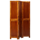 Room Divider Honey Brown 105 x 1.5 x 160 cm Solid Acacia Wood 4016529
