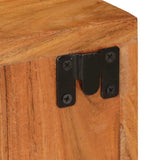 Bedside Table 2 pcs Brown 35 x 33 x 48 cm Solid Wood Acacia 4016729