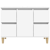 Sink Cabinet White 80x33x60 cm Engineered Wood 821268