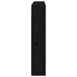 Bathroom Mirror Cabinet Black Oak 100 x 14.5 x 70 cm 889120