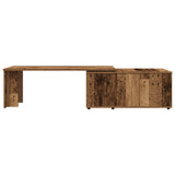 Coffee Table Old Wood 150x50x35 cm Engineered Wood 855980