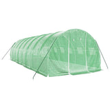 ZNTS Greenhouse with Steel Frame Green 24 m² 8x3x2 m 3188041