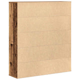 Bookcase Old Wood 89x24x101.5 cm Engineered Wood 860407