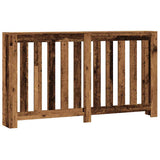 Radiator Cover Old Wood 149x20x82 cm Engineered Wood 852751
