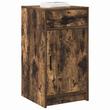 Sideboard Smoked Oak 40 x 40.5 x 75 cm Engineered wood 865068