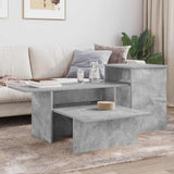 Console Table Concrete Grey 91.5 x 35 x 38.5 cm Engineered Wood 891163
