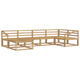 Outdoor Sofa Set 6 pcs White 325 x 166.5 x 73 cm 3386703