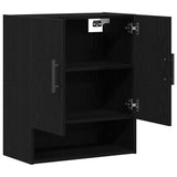 Wall-mounted Cabinet Black Oak 60 x 31 x 70 cm Engineered Wood 862942