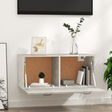 Wall Cabinet Concrete Grey 80x36.5x35 cm Engineered Wood 812937