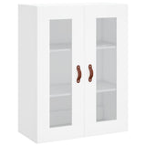 Highboard White 69,5x34x180 cm Engineered Wood 3198441