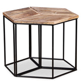 Coffee Table Solid Mango Wood 56x48x40 cm 243976