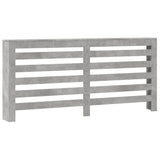 Radiator Cover Concrete Grey 175 x 20 x 82 cm Engineered Wood 852711