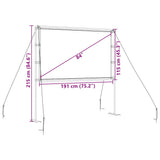 Projection Screen with Stands 84 Inch 169 4101048