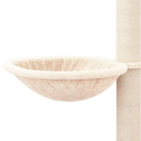 Cat Tree with Sisal Scratching Posts Cream 94.5 cm 171639