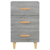 Bedside Cabinet Grey Sonoma 40x40x66 cm Engineered Wood 817322