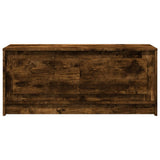 Coffee Table with LED Lights Smoked Oak Engineered Wood 851988