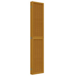 ZNTS Room Divider 6 Panels Brown Solid Wood Paulownia 358827