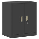 Storage Cabinet 2 pcs Black 60 x 40 x 175 cm Steel Lockable 3438753