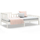 Day Bed without Mattress White 90x190 cm Single Solid Wood Pine 820732