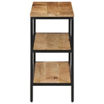 Console Table 100x35x70 cm Solid Rough Wood Mango 374073